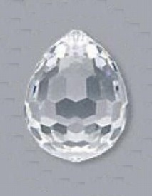 Swarovski kristal, druppel 23x18mm, clear