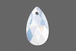 Swarovski kristal, druppel 17x10mm, white opal