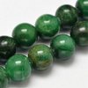 Afrikaans jade, ronde kraal, 6mm. Per snoer van ca. 39cm