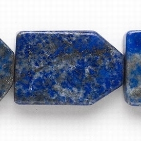 Lapis lazuli, hexagon, ca. 32x24mm
