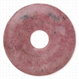 Rhodoniet, donut, 40mm