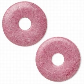 Rhodoniet, donut, 30mm