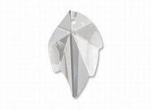 Swarovski kristal, hanger blad, 32x20mm, clear crystal