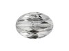 Swarovski kristal, ovale kraal, 14x10mm, crystal silver shade. Verkocht per stuk