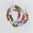 Natuurstenen kralen, Multi-steen barok ovale kralen, ca. 10x8mm. Per snoer van ca. 41cm