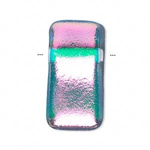 focal-dichroic-glass-clearpinkteal-32x17mm-top-drilled-rectangle-sold-p9056cxb